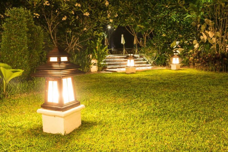 Courtyard Light Installation in Olathe, KS