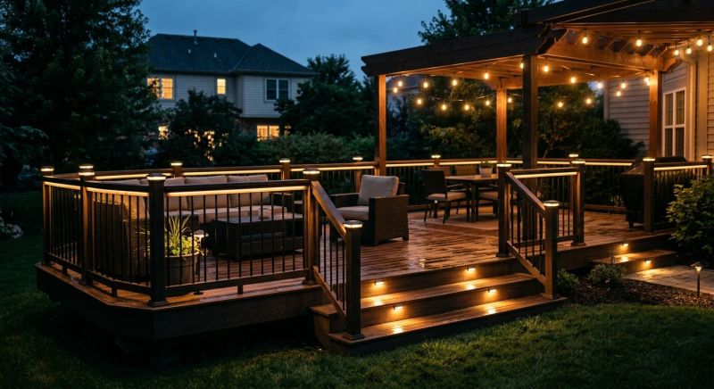 Deck Lights Installation in Olathe, KS