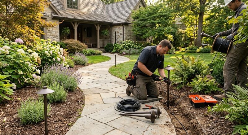 Pond Lighting Installation in Utah County, UT