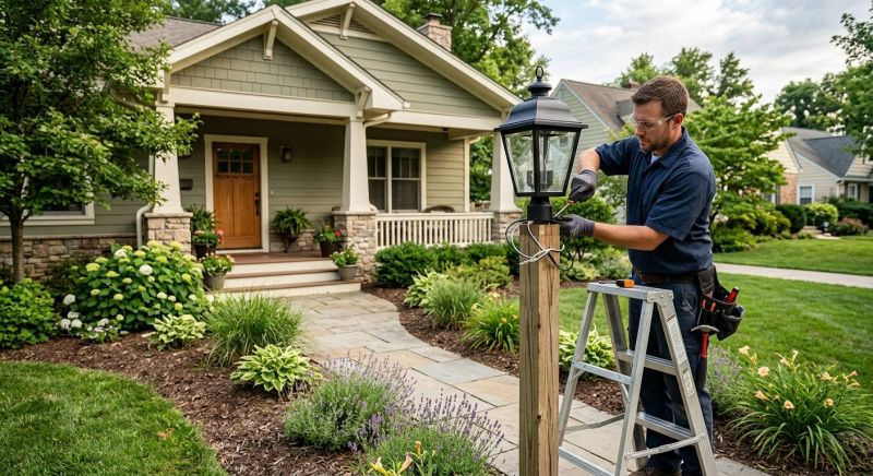 Terrace Lighting Installation in Denver, CO