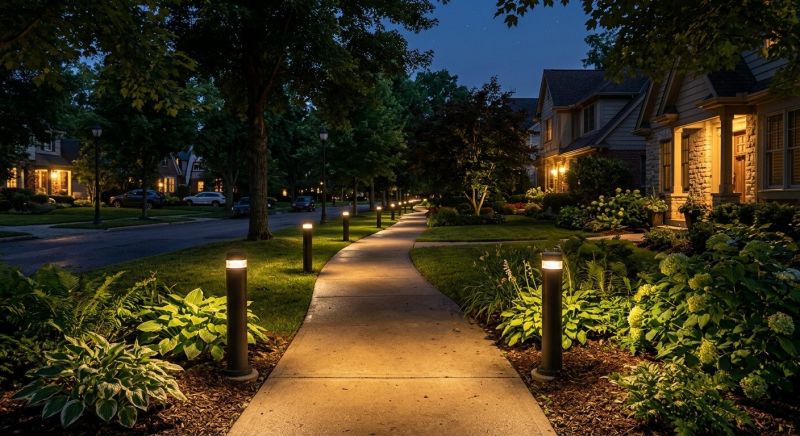 Walkway Lighting Installation in Utah County, UT