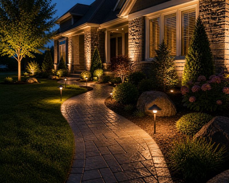 Walkway Lighting Installation in Heber City, UT
